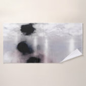 Blush Orbit Abstract Badehandtuch (Badehandtuch)