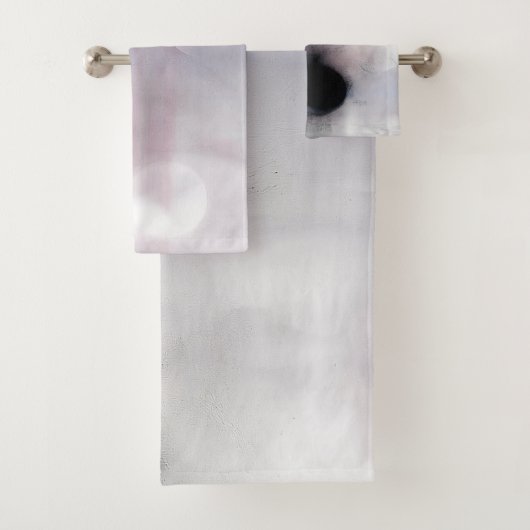 Blush Orbit Abstract Badhandtuch Set (Insitu)