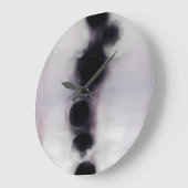 Blush Orbit Abstract Große Wanduhr (Winkel)