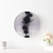 Blush Orbit Abstract Große Wanduhr (Zuhause)