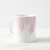 Blush Palm Blätter Finesse 2 #tropical #art Kaffeetasse (Vorderseite Links)