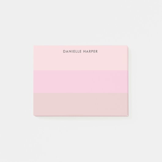 Blush Pastel Pale Pale Dinge zu tun Liste Post-it Klebezettel (Vorderseite)