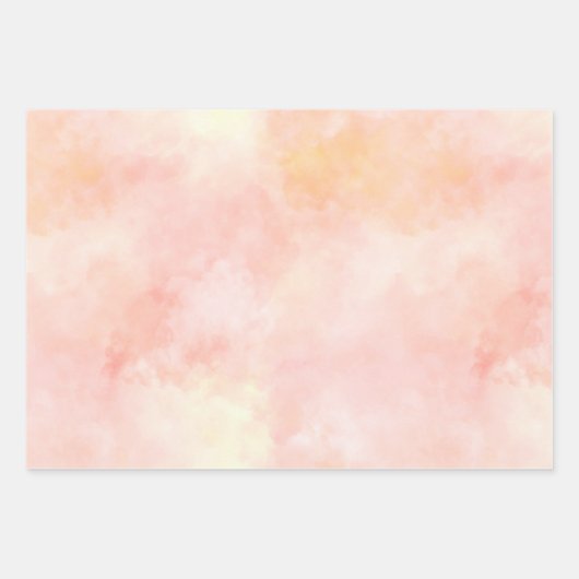 Blush Peach Giraffe Geschenkpapier Set (Vorderseite 3)