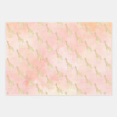 Blush Peach Giraffe Geschenkpapier Set (Vorderseite 2)