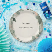 Blush Peach Minze Moss Sage Green Brautparty Pappteller (Party)