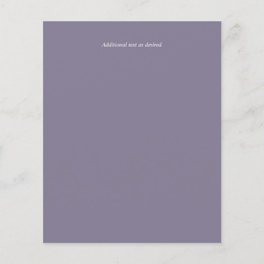 Blush Peach PEONIES Blue Wedite BUDGET (Rückseite)