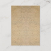 BLUSH PEACH TERRACOTTA RUSTIC LOGO EARRING DISPLAY VISITENKARTE (Rückseite)