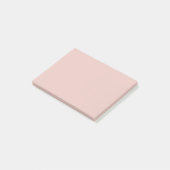 Blush Peachy Pink Trend Farbe Peach Template Blank Post-it Klebezettel (angewinkelt)