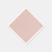 Blush Peachy Pink Trend Farbe Peach Template Blank Serviette (Ecke)