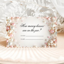 Blush Pearls Wie viele Kisses Bridal Spiel