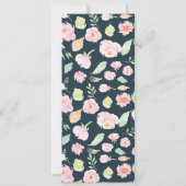 Blush Peonies ⎥ Einladung zum Hochzeitsessen (Rückseite)