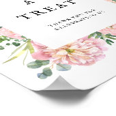Blush Peonies Hydrangea Eukalyptus Favoriten Poster (Ecke)