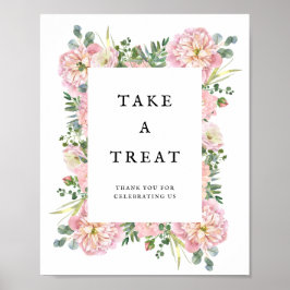 Blush Peonies Hydrangea Eukalyptus Favoriten Poster