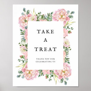 Blush Peonies Hydrangea Eukalyptus Favoriten Poster