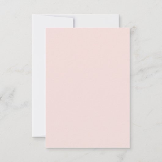 Blush Peonies Pampas Grass UAWG Response Card RSVP Karte (Rückseite)