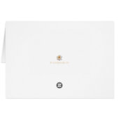 Blush Peony Card (Rückseite Horizontal)