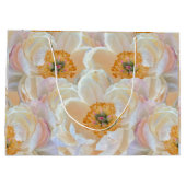 Blush Peony Gift Bag Große Geschenktüte (Rückseite)