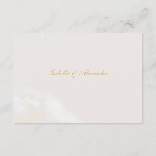 Blush Peony & Gold Burgund Blumenzwiebeldetails Begleitkarte (Rückseite)