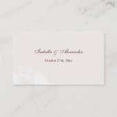 Blush Peony & Gold Burgund Wedding Website UAWG Begleitkarte (Rückseite)