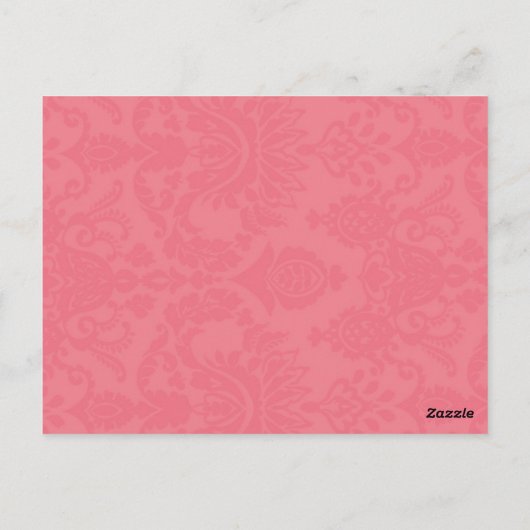 Blush Peony Pink Wedding Tischnummer Card (Rückseite)