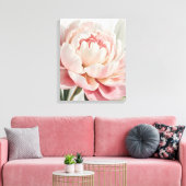 Blush Peony Watercolor Botanical Print** Leinwanddruck (Insitu (Wohnzimmer))