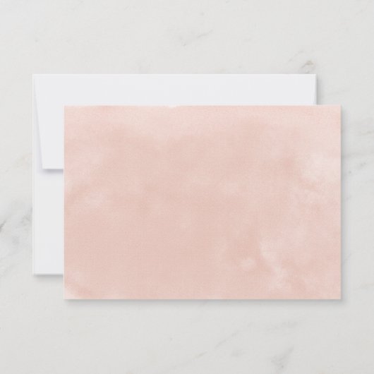 Blush Perfektion: Burgundy Blush Floral Wasserfarb Save The Date (Rückseite)