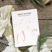 BLUSH PETA HANDMADE PAPER STUD EARRING DISPLAY CA VISITENKARTE