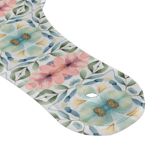 Blush Petal Harmony - Wasserfarbenes Muster Schneidebrett (Ecke)