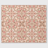 Blush Petal Lattice Geschenkpapier (Flach)