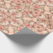 Blush Petal Lattice Geschenkpapier (Ecke)