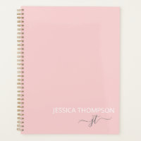 Blush Pink 2025 Einfache Script Name der Girly Mon