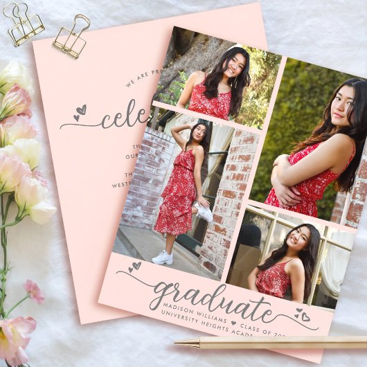 Blush Pink 4 Foto Budget Abschluss Skript einladen