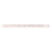 Blush Pink "A gift From" Personalized Name Ribbon Satinband (Vorderseite)