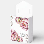 Blush Pink and White Cotton Wedding  Geschenkschachtel (Offen)