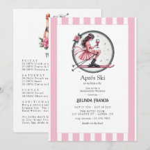 Blush Pink Après Ski Bachelorette Weekend