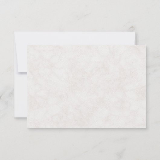 Blush Pink Aquarell Bloral Wedding RSVP Spanisch Einladung (Rückseite)