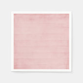 Blush Pink Aquarell Textur Look Girl Pastellfarben Serviette (Vorderseite)