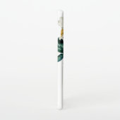 Blush Pink Aquarellblume mit Ihrem Namen Samsung Galaxy Hülle (Rechte Seite)