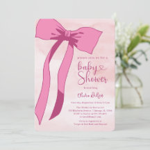 Blush Pink Aquarellbow Babydusche
