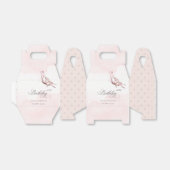 Blush Pink Aquarellbutterfly jedes Alter Geburtsta Geschenkschachtel (Ungefaltet)