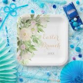 Blush Pink Aquarellfarben Ostern Brunch Pappteller (Party)