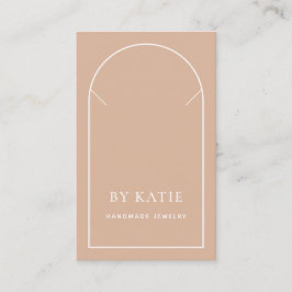 Blush Pink Arch Business-Netzwerkkarte Visitenkarte