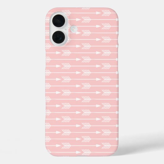 Blush Pink Arrows Pattern Case-Mate iPhone Hülle (Rückseite)