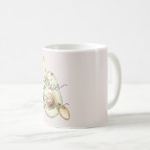 Blush Pink Avocado Heart Spoon  Kaffeetasse (VorderseiteRechts)
