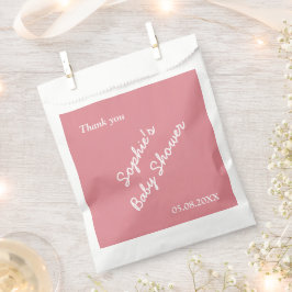 Blush Pink Baby Dusche Gefallen Taschen Geschenktütchen