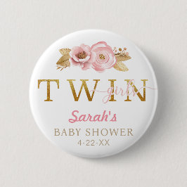 Blush Pink Baby Showknopf Button