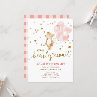 Blush Pink Balloons, die wir frühzeitig zum Geburt Einladung