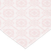 Blush Pink Bamboo Asian Pattern Tableteclout | Ele Tischdecke (Schrägansicht)