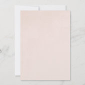 Blush Pink Barock Rahmen I Hochzeit Einladung (Rückseite)