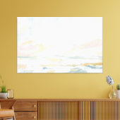 Blush Pink Beach Seascape Fine Art Canvas Print Leinwanddruck (Insitu (Wohnzimmer))